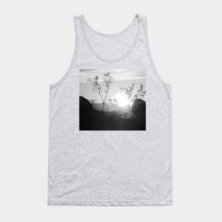 Black and White Sunset Tank Top